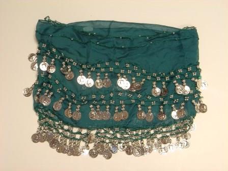 C128 Dark Green with silver coins